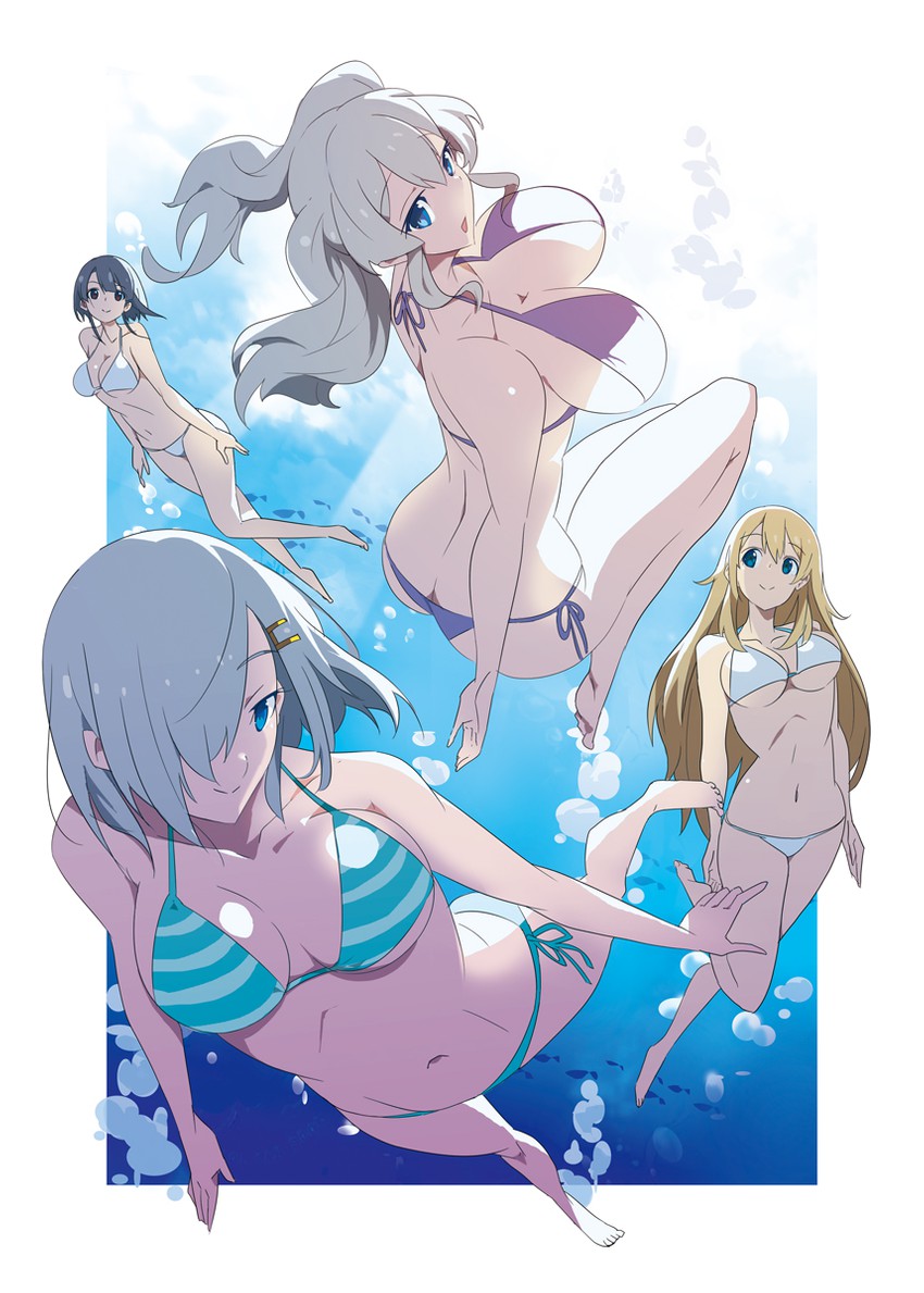 hamakaze, kashima, atago, and takao (kantai collection) drawn by merican_sack