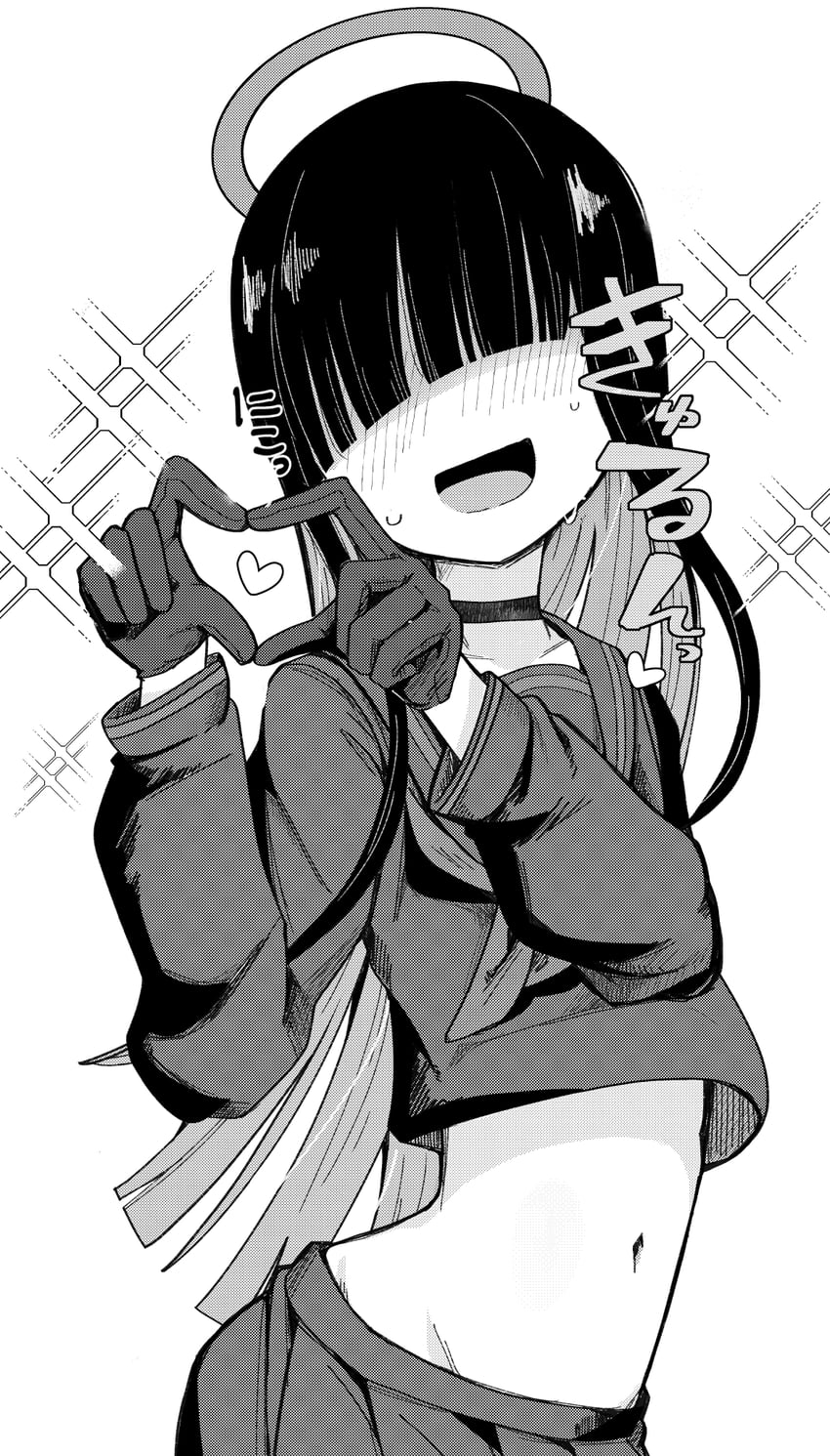 justice task force member (blue archive) drawn by henoeno