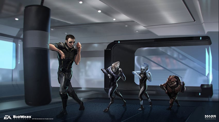 mass effect and 3 more drawn by ben_lo