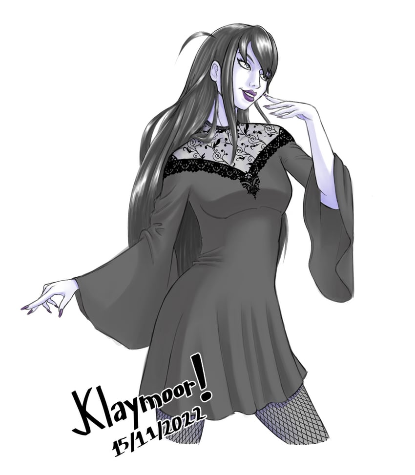 medusa (kid icarus and 1 more) drawn by klaymoor