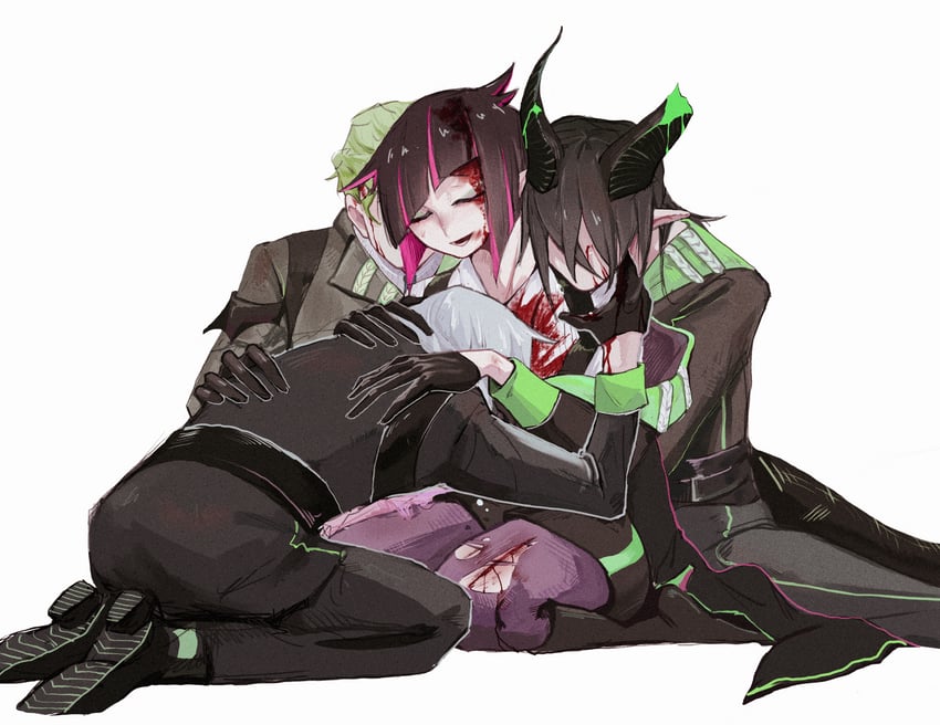 lilia vanrouge, malleus draconia, silver vanrouge, and sebek zigvolt (twisted wonderland) drawn by reeeeehannnnnn