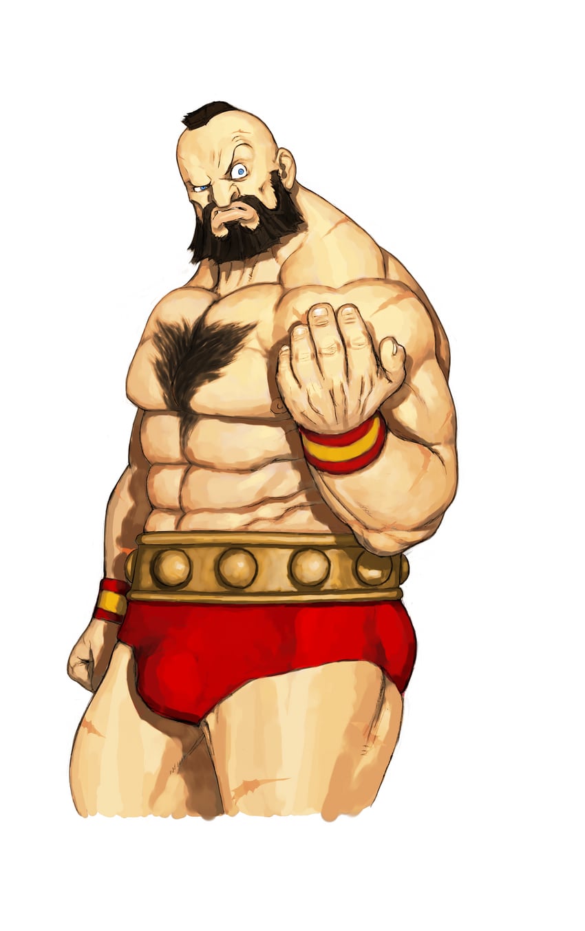 zangief (street fighter and 1 more) drawn by ikeno_daigo