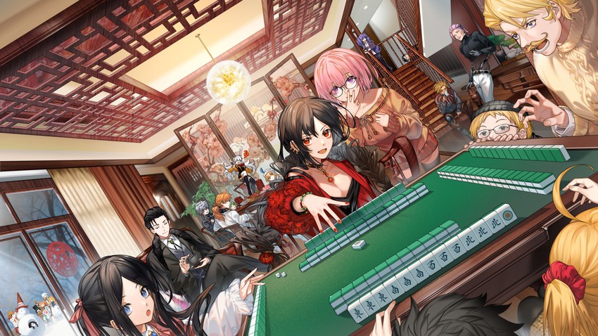 mash kyrielight, fujimaru ritsuka, ereshkigal, fou, leonardo da vinci, and 19 more (fate and 1 more) drawn by arlizi