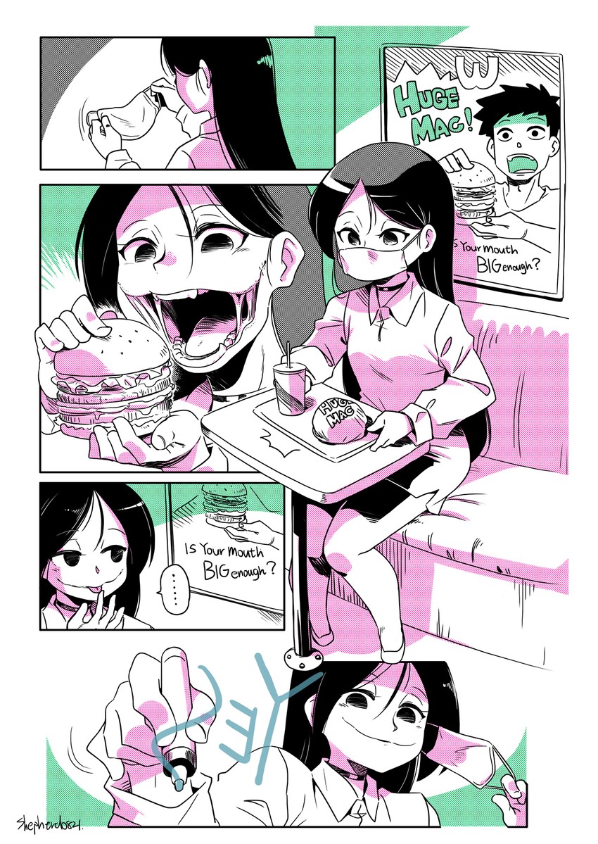 kuchisake-onna and kiri (original and 2 more) drawn by shepherd0821