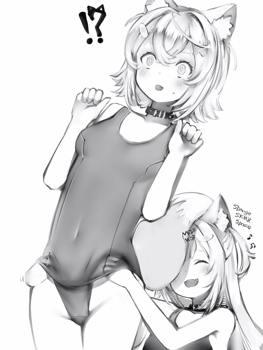 fuwawa abyssgard and mococo abyssgard (hololive and 1 more) drawn by nanashi_(nlo)