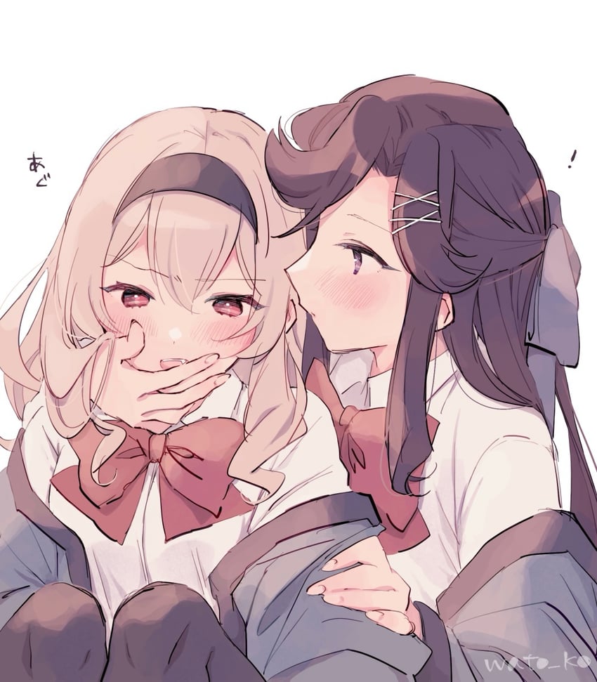 saijou claudine and tendou maya (shoujo kageki revue starlight) drawn by wato_(ko)