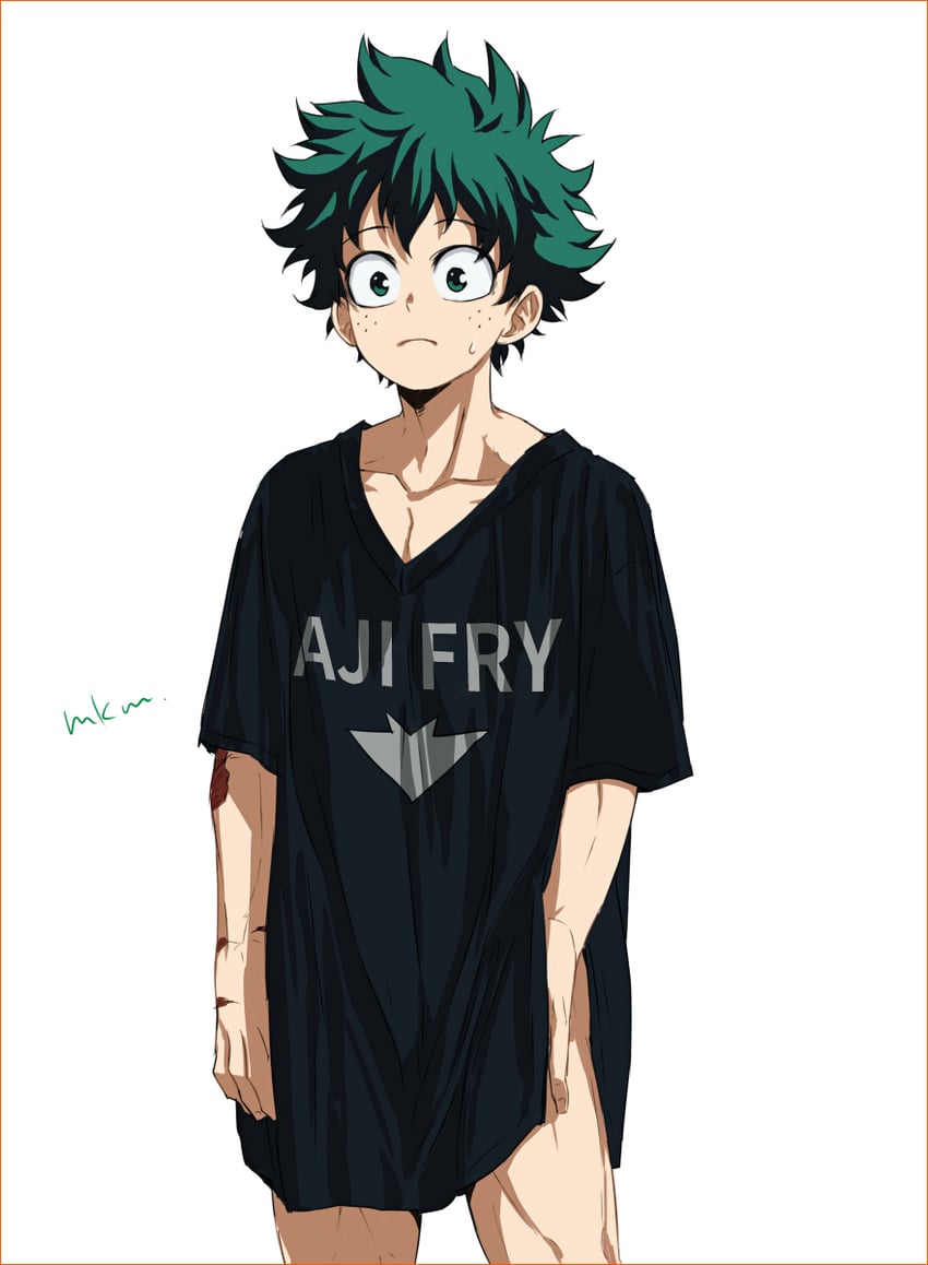 midoriya izuku (boku no hero academia) drawn by mkm_(mkm_storage)