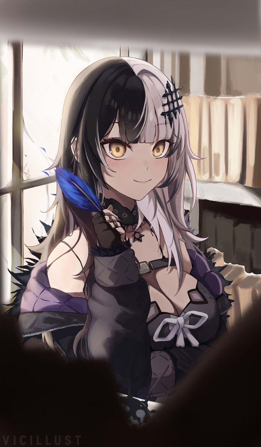 shiori novella and yorick (hololive and 1 more) drawn by vicarious