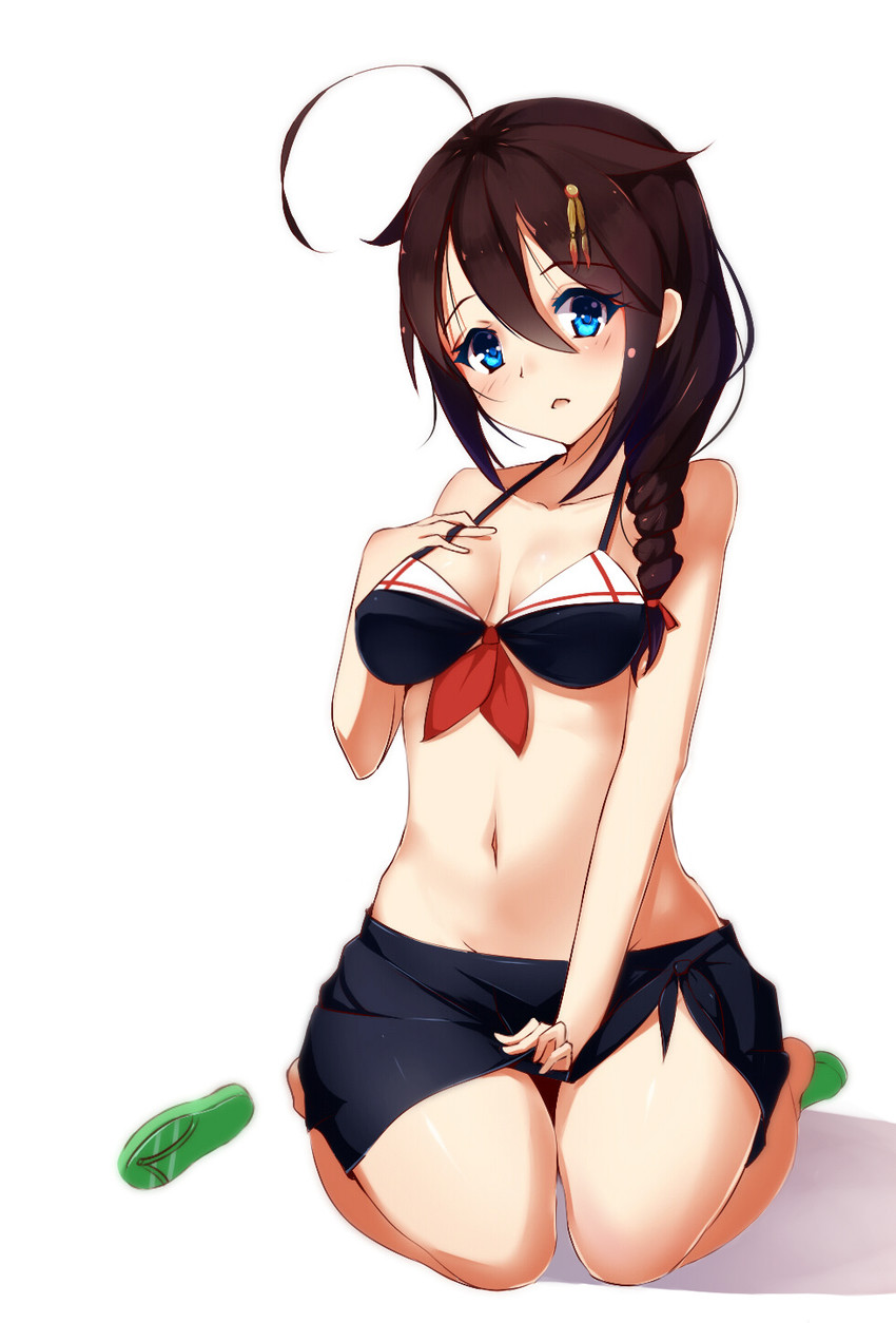 shigure and shigure kai ni (kantai collection) drawn by gin00