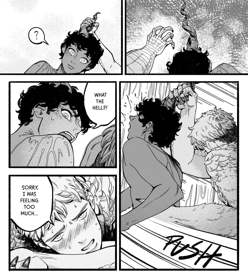 laios touden and kabru (dungeon meshi) drawn by pearl_seemann