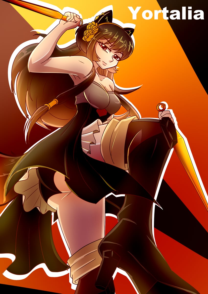 yor briar and raphtalia (spy x family and 1 more) drawn by aaronart