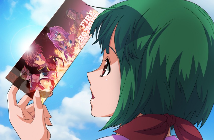 ranka lee, mylene jenius, and nekki basara (macross and 2 more) drawn by kutsuno