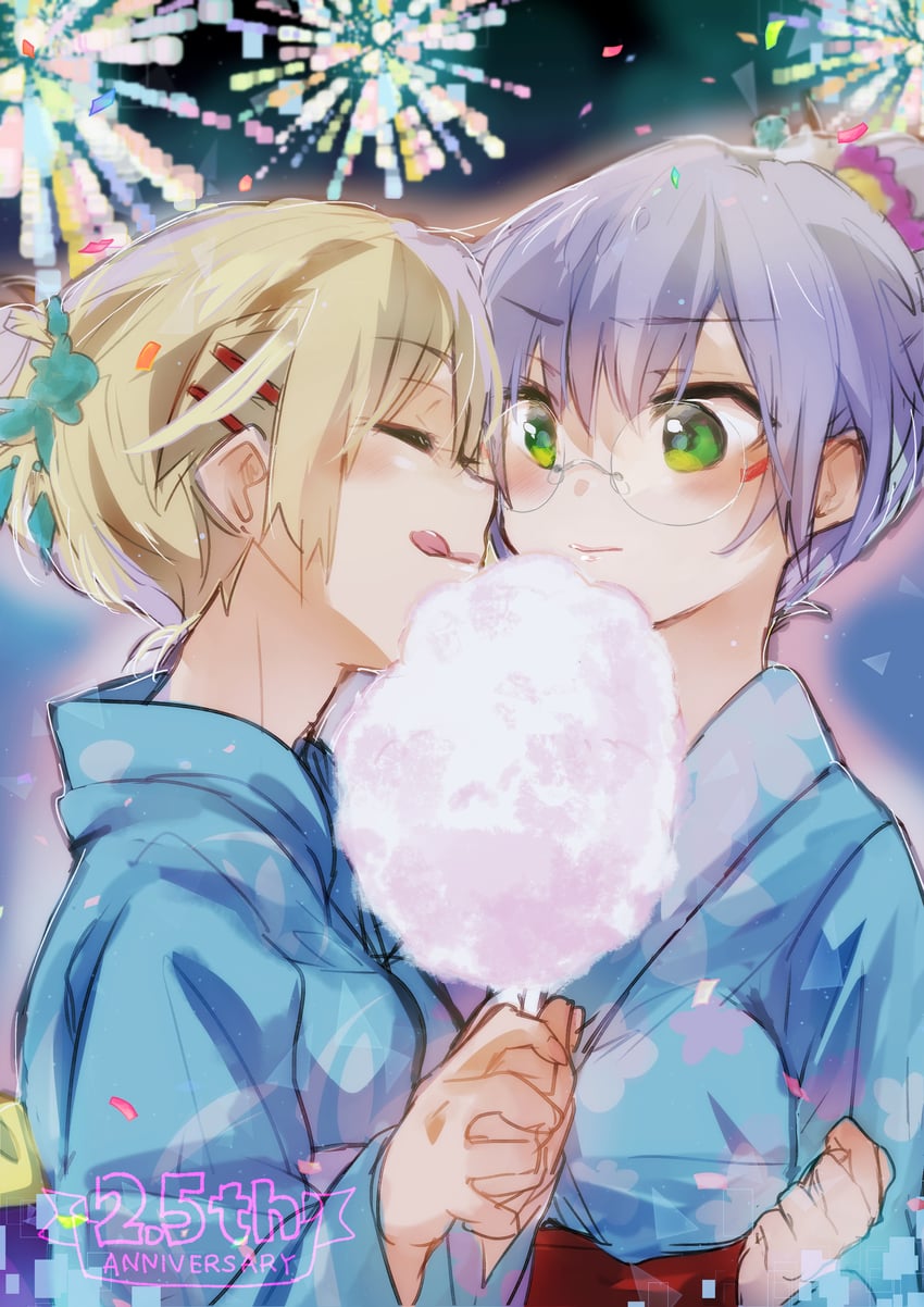 kayamori ruka and izumi yuki (heaven burns red) drawn by dometan0_0