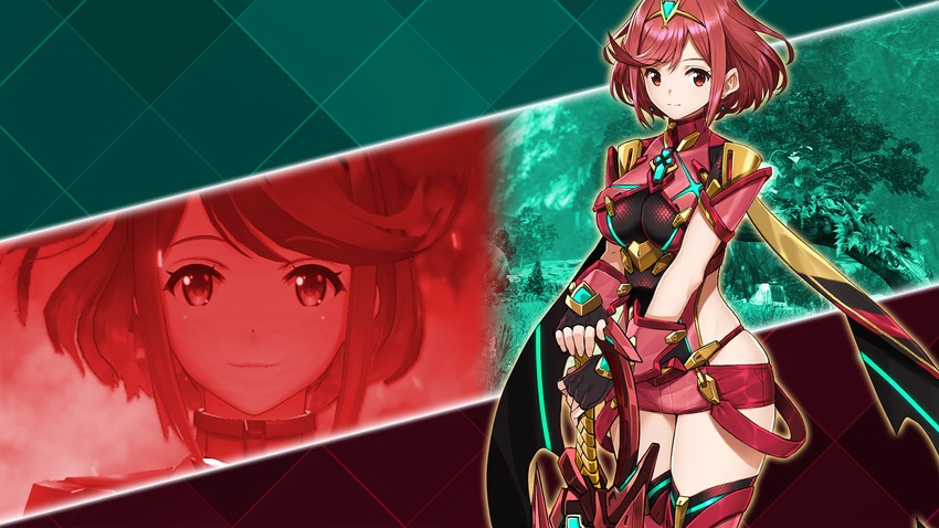 pyra (xenoblade chronicles and 1 more) drawn by saitou_masatsugu