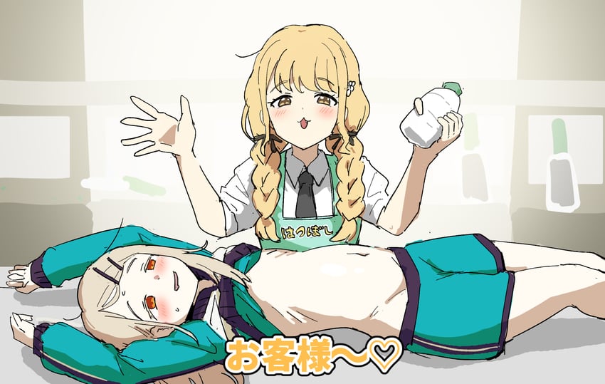 shinosawa hiro and fujita kotone (idolmaster and 2 more) drawn by tenten_(chan4545)