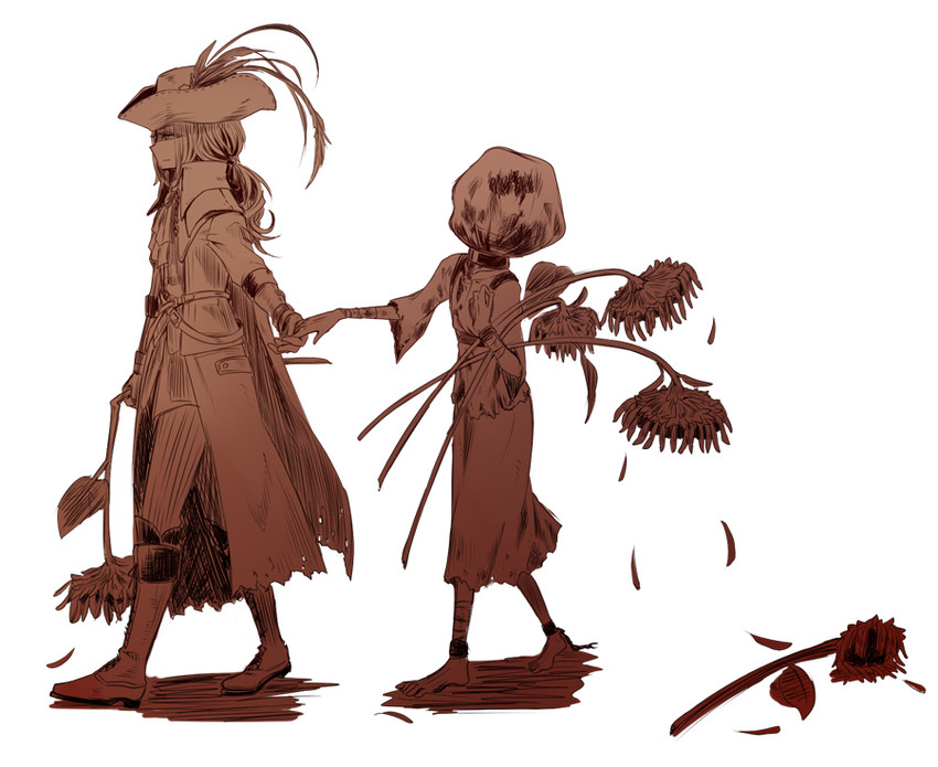 lady maria of the astral clocktower and enlarged head patient (bloodborne) drawn by murai_shinobu