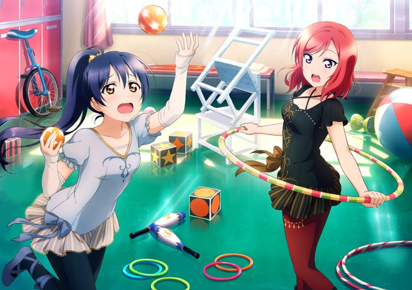 nishikino maki and sonoda umi (love live! and 2 more)