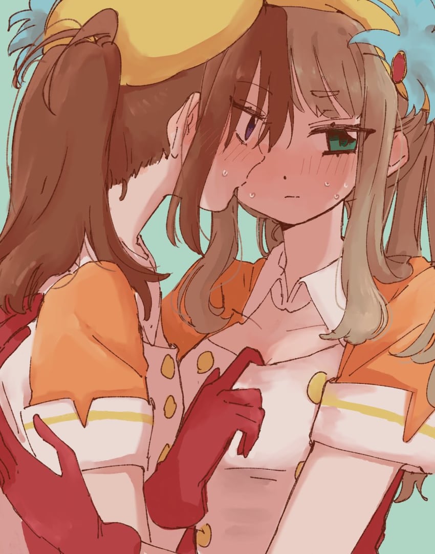 nakagawa natsuki and yoshikawa yuuko (hibike! euphonium) drawn by tan_tttn