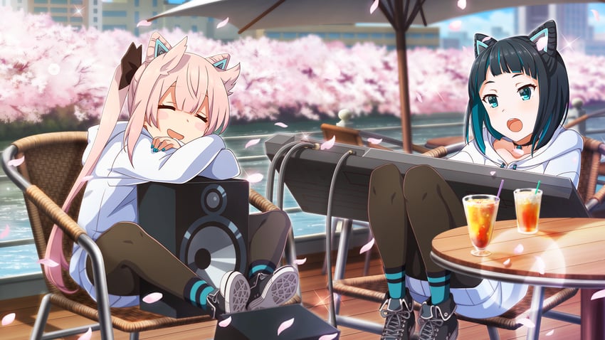 mashiko kaoru and mizushina aoi (toji no miko and 2 more)