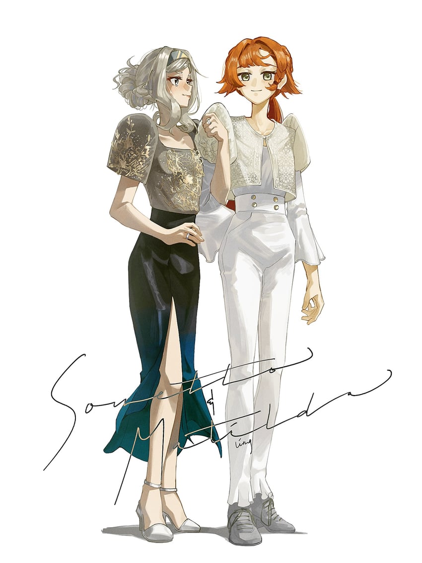 sonetto and matilda bouanich (reverse:1999) drawn by ling_(chaaaaanhikari)