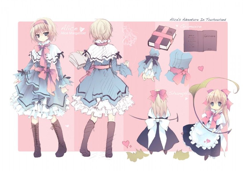 alice margatroid and shanghai doll (touhou and 1 more) drawn by blue_hallelujah