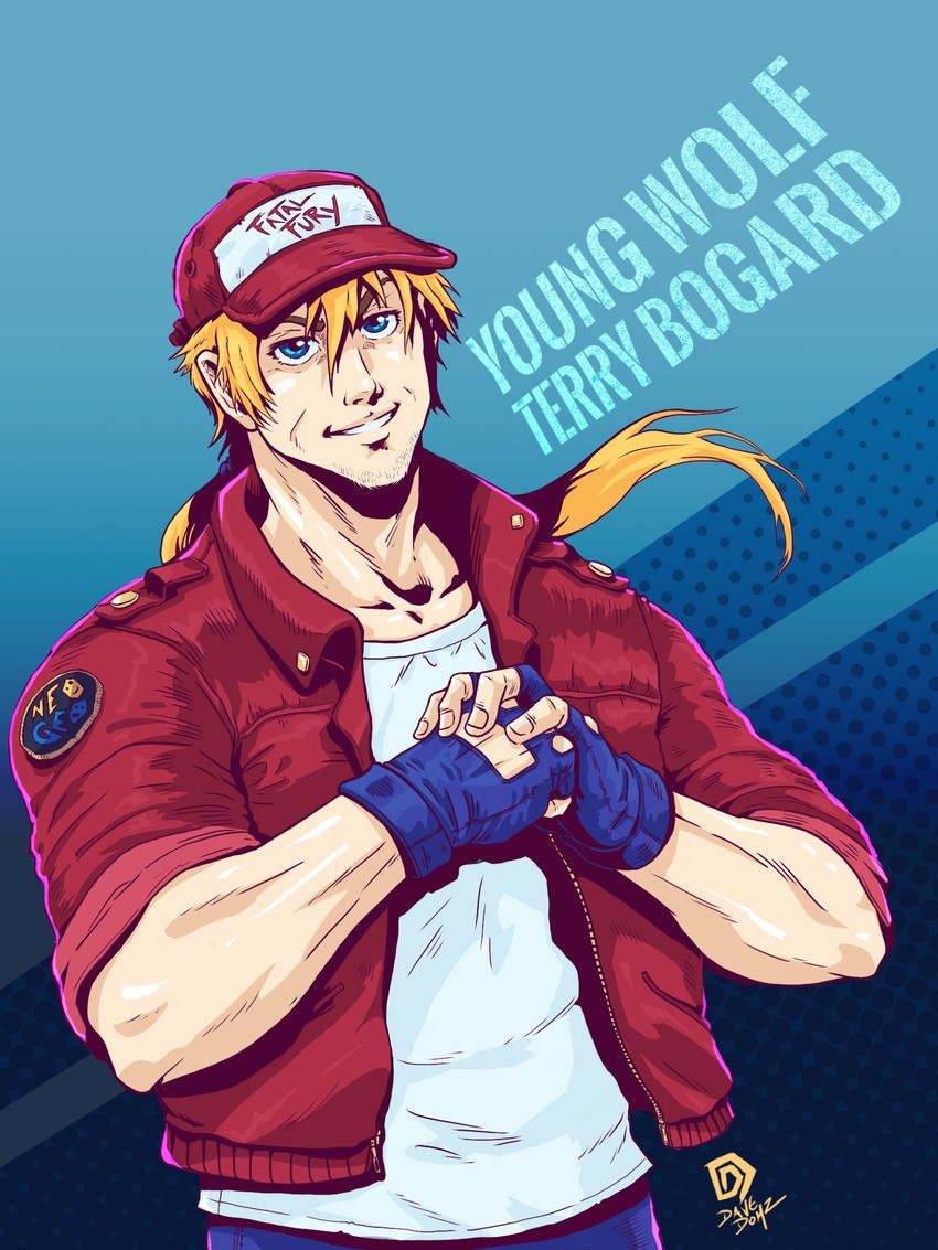 terry bogard (the king of fighters and 3 more) drawn by dave_domz