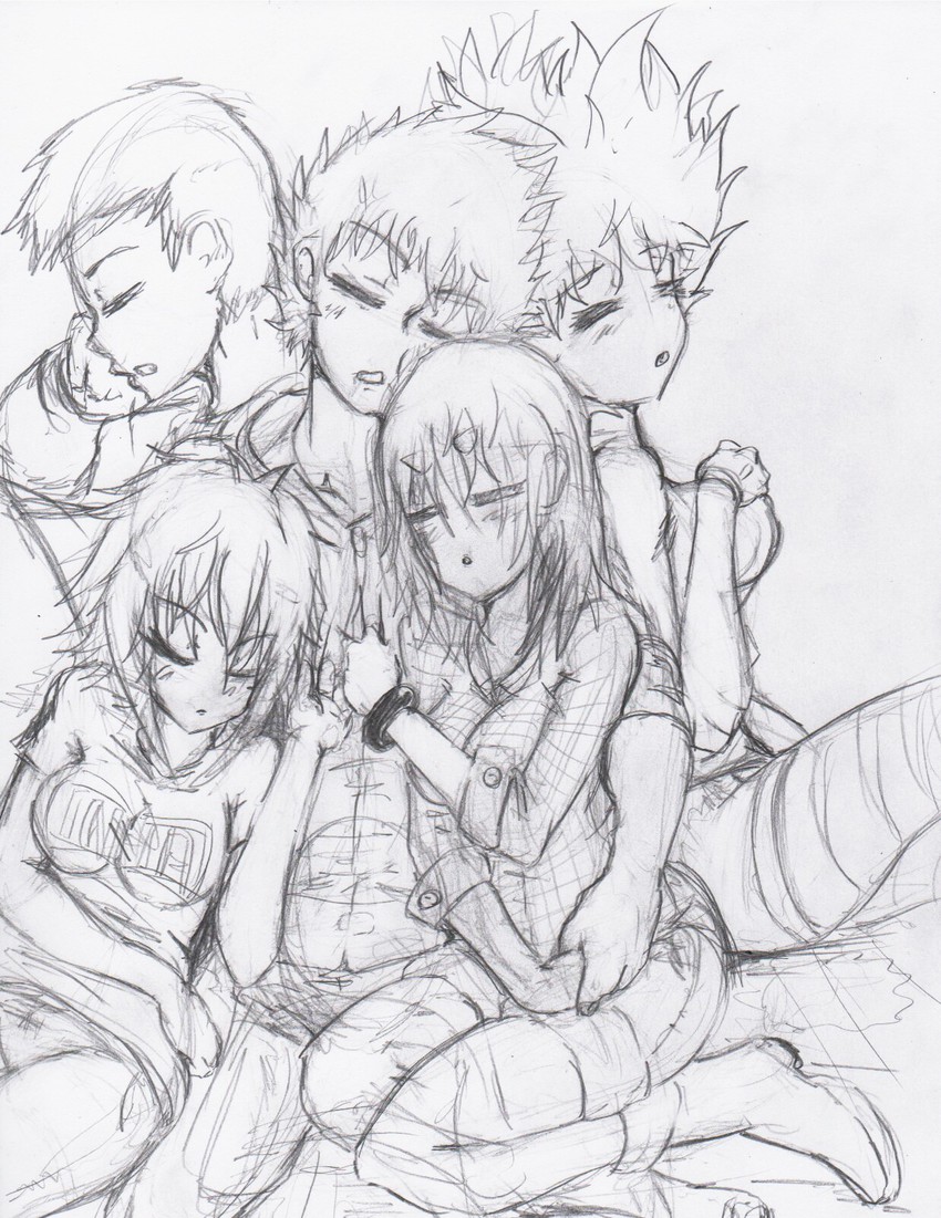 inha, dead, heaven, death, and janell (inhabituels) drawn by inhabituels_estudios