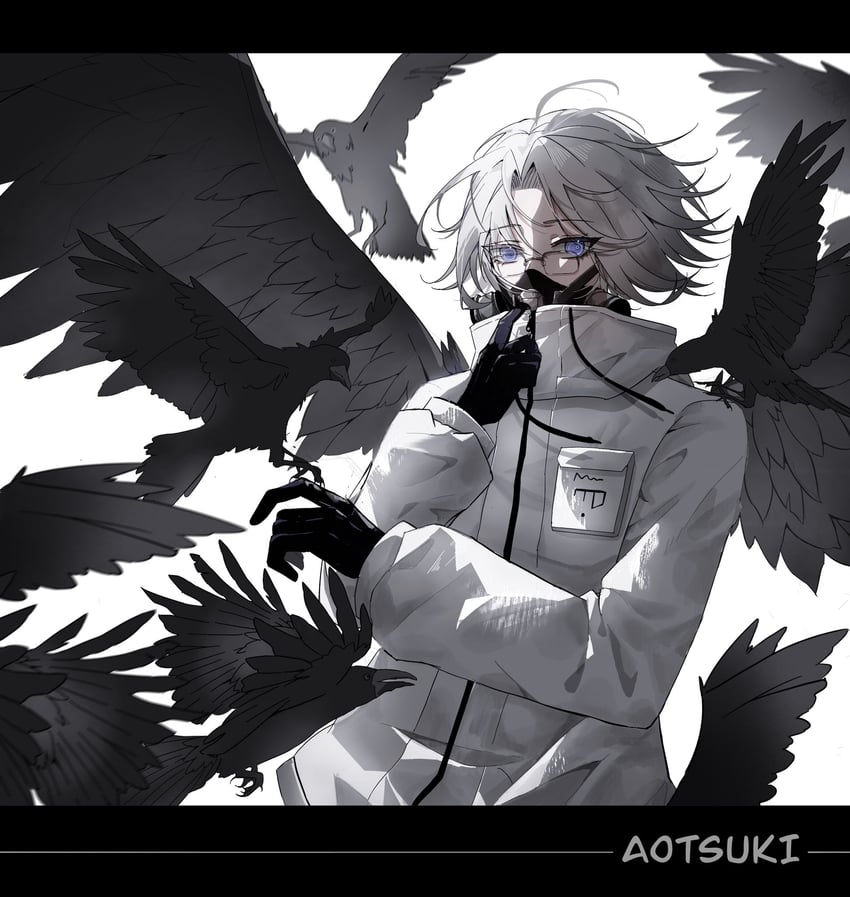 aotsuki eito (the hundred line -last defense academy-) drawn by rakuraku_(rakuraku)