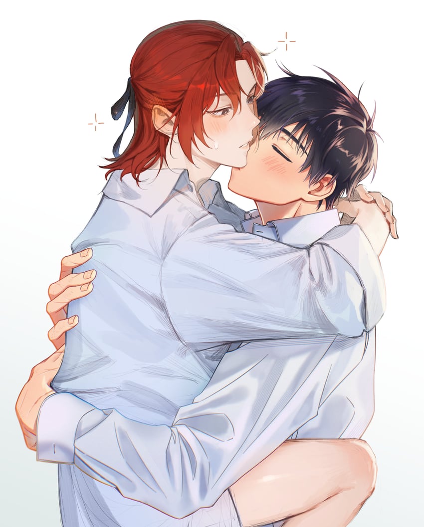 cale henituse and choi han (lout of count's family) drawn by monchya_33