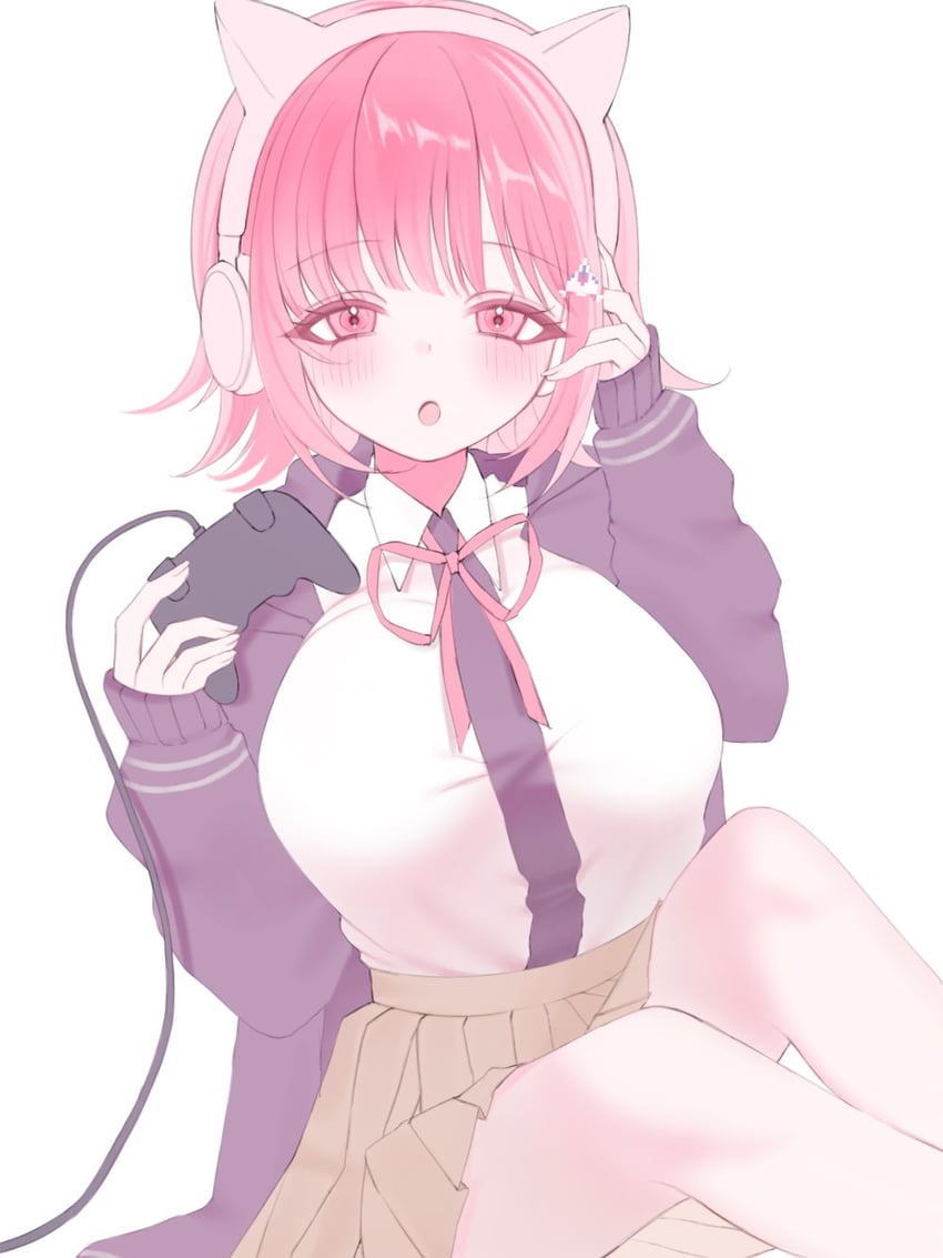 nanami chiaki (danganronpa and 2 more) drawn by mikomi00