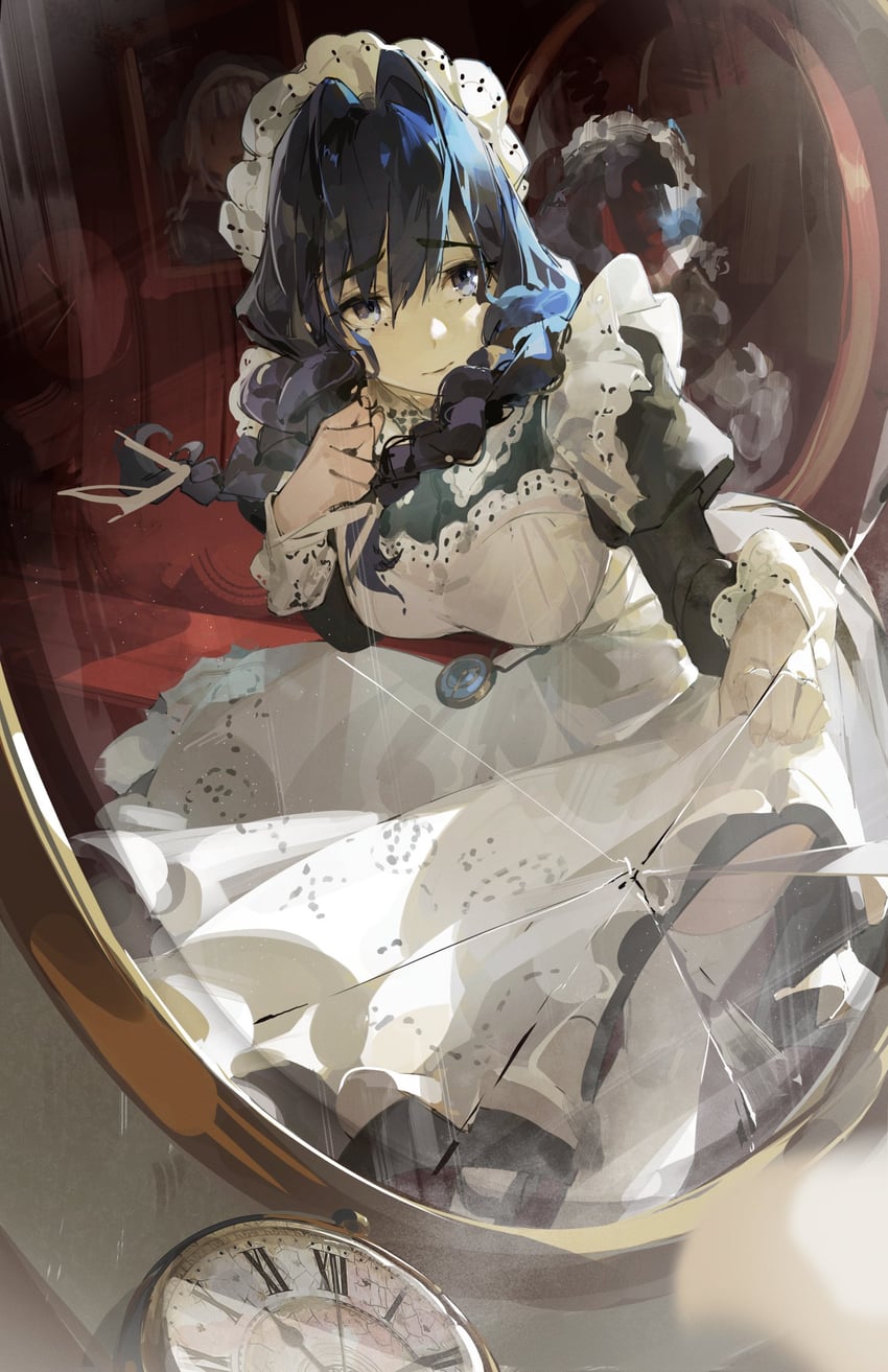 ouro kronii (hololive and 1 more) drawn by kuno_(runkunochan)