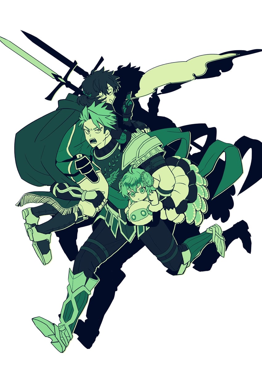 achilles, hector, paris, and apollo (fate and 1 more) drawn by haruto_(hit23ewluvnpfo6)