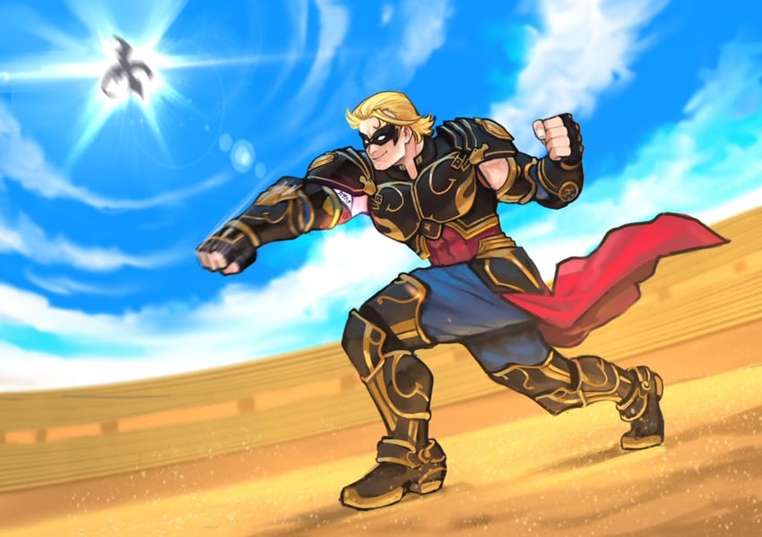 arthur (fire emblem and 2 more) drawn by sethkiel