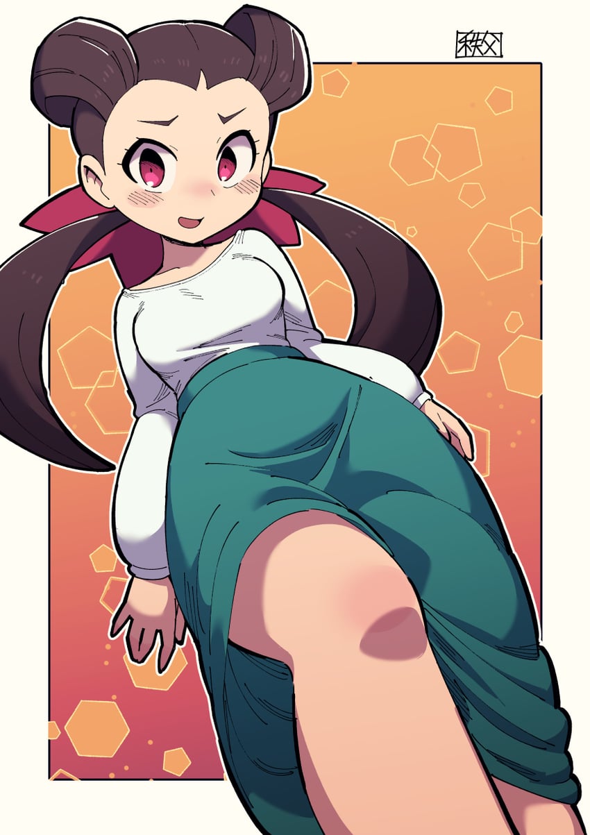 roxanne (pokemon and 1 more) drawn by chichibu_(watson)