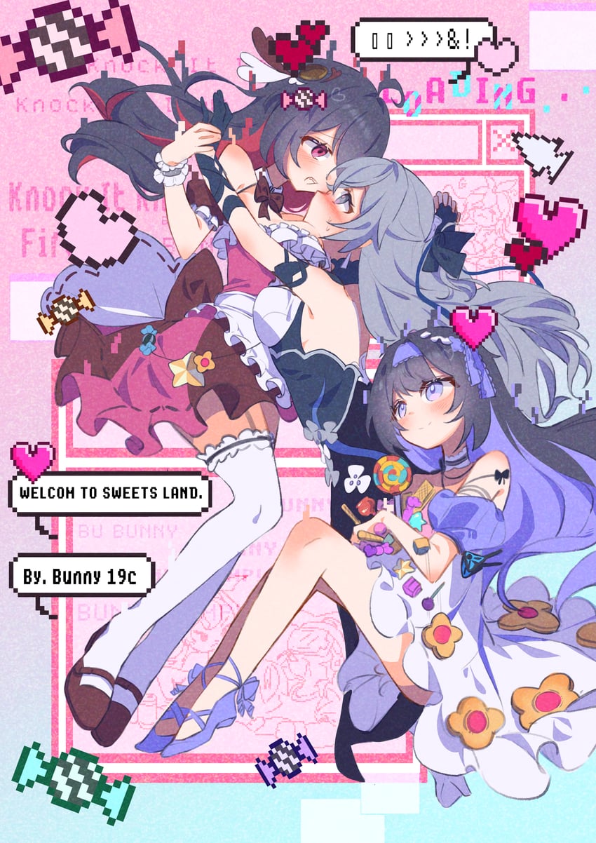 bronya zaychik, seele vollerei, and seele (honkai and 1 more) drawn by pic_p_p