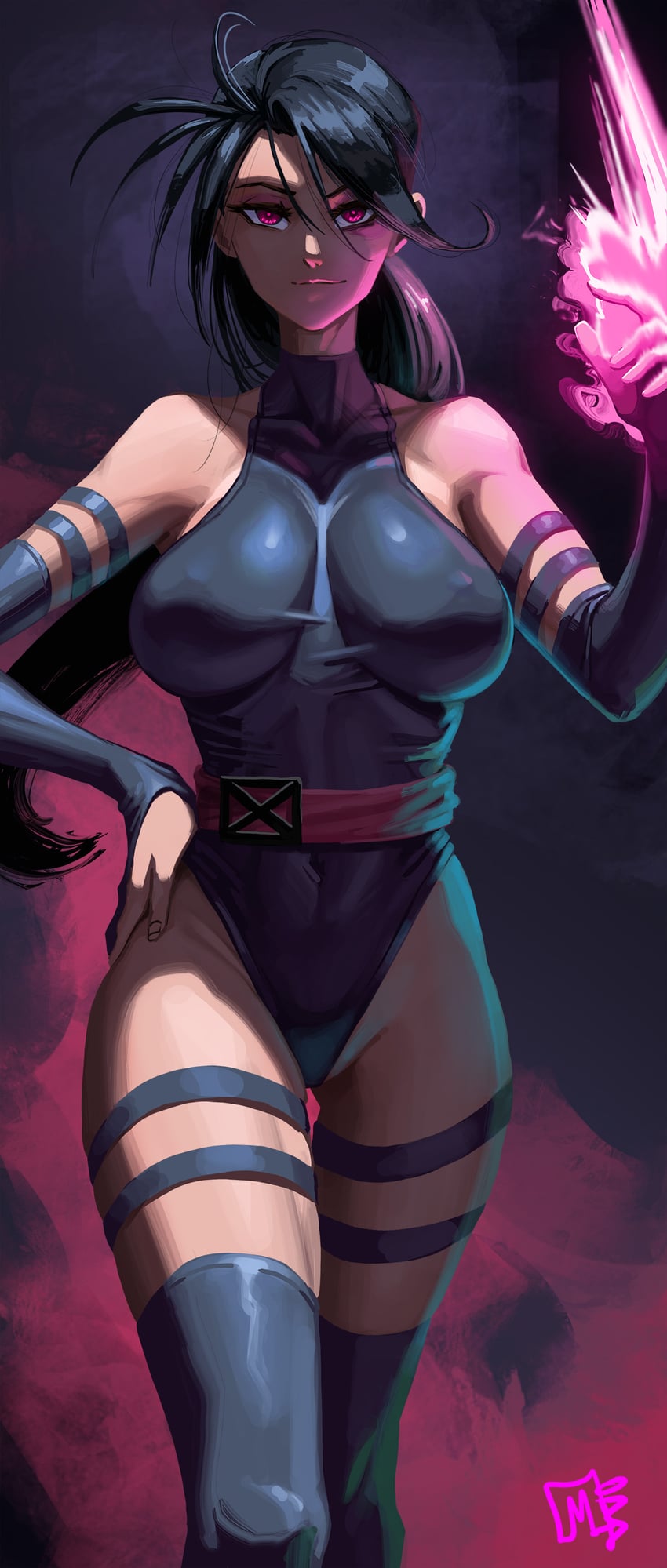 psylocke (marvel and 2 more) drawn by mc_bork