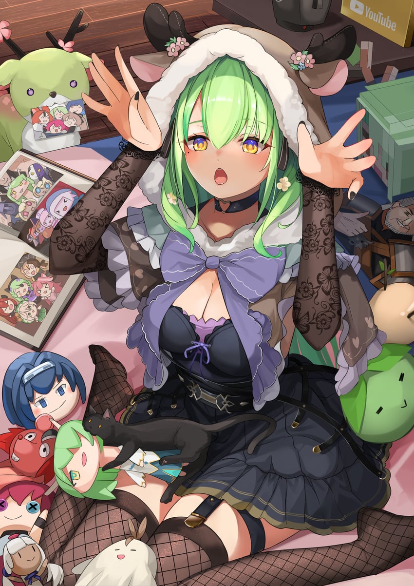 gawr gura, mori calliope, ninomae ina'nis, ouro kronii, nanashi mumei, and 31 more (hololive and 2 more) drawn by sora_no_tori