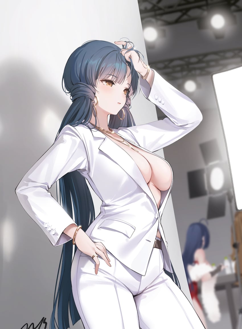 miura azusa and kitakami reika (idolmaster and 2 more) drawn by nys