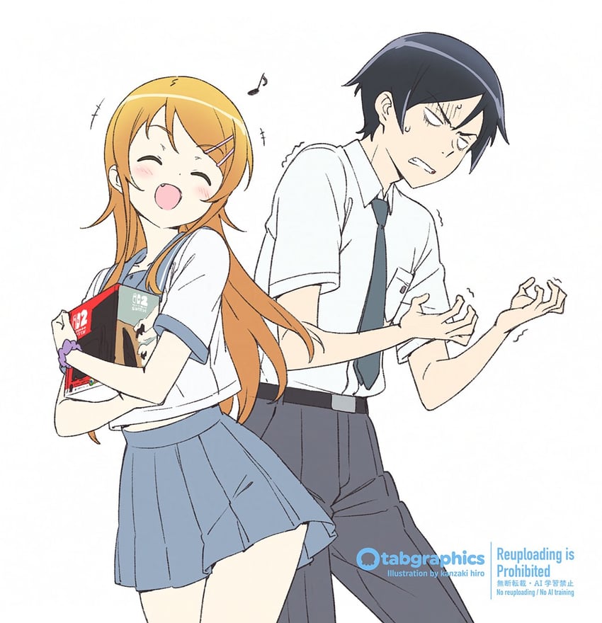 kousaka kirino, kousaka kyousuke, taketatsu ayana, and nakamura yuuichi (ore no imouto ga konna ni kawaii wake ga nai and 1 more) drawn by kanzaki_hiro