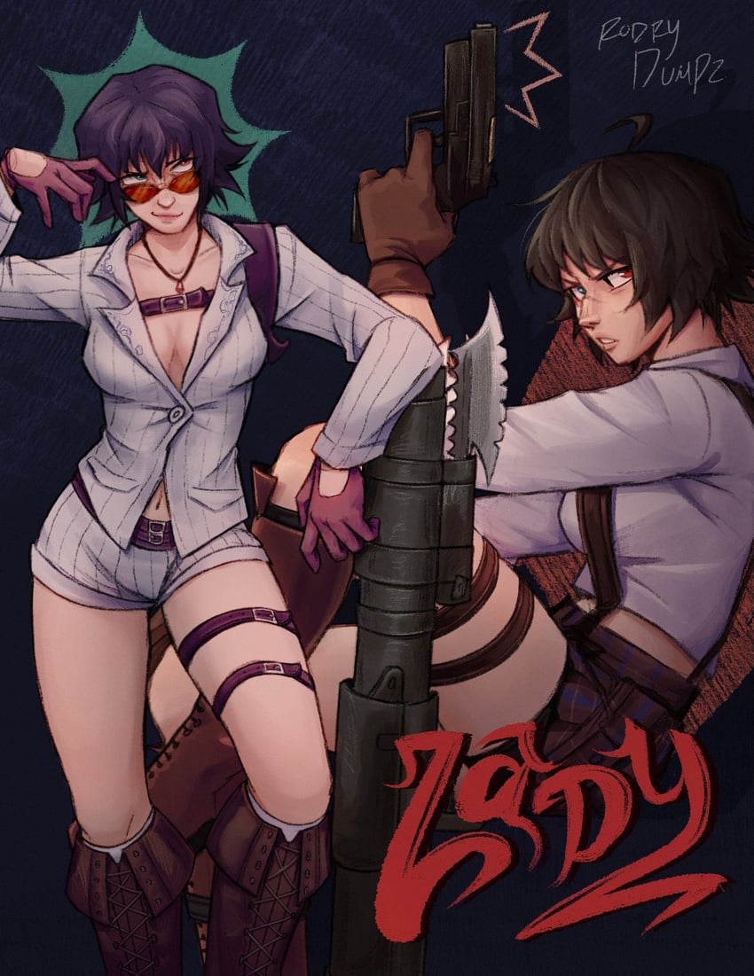lady (devil may cry and 2 more) drawn by rodrydumpz