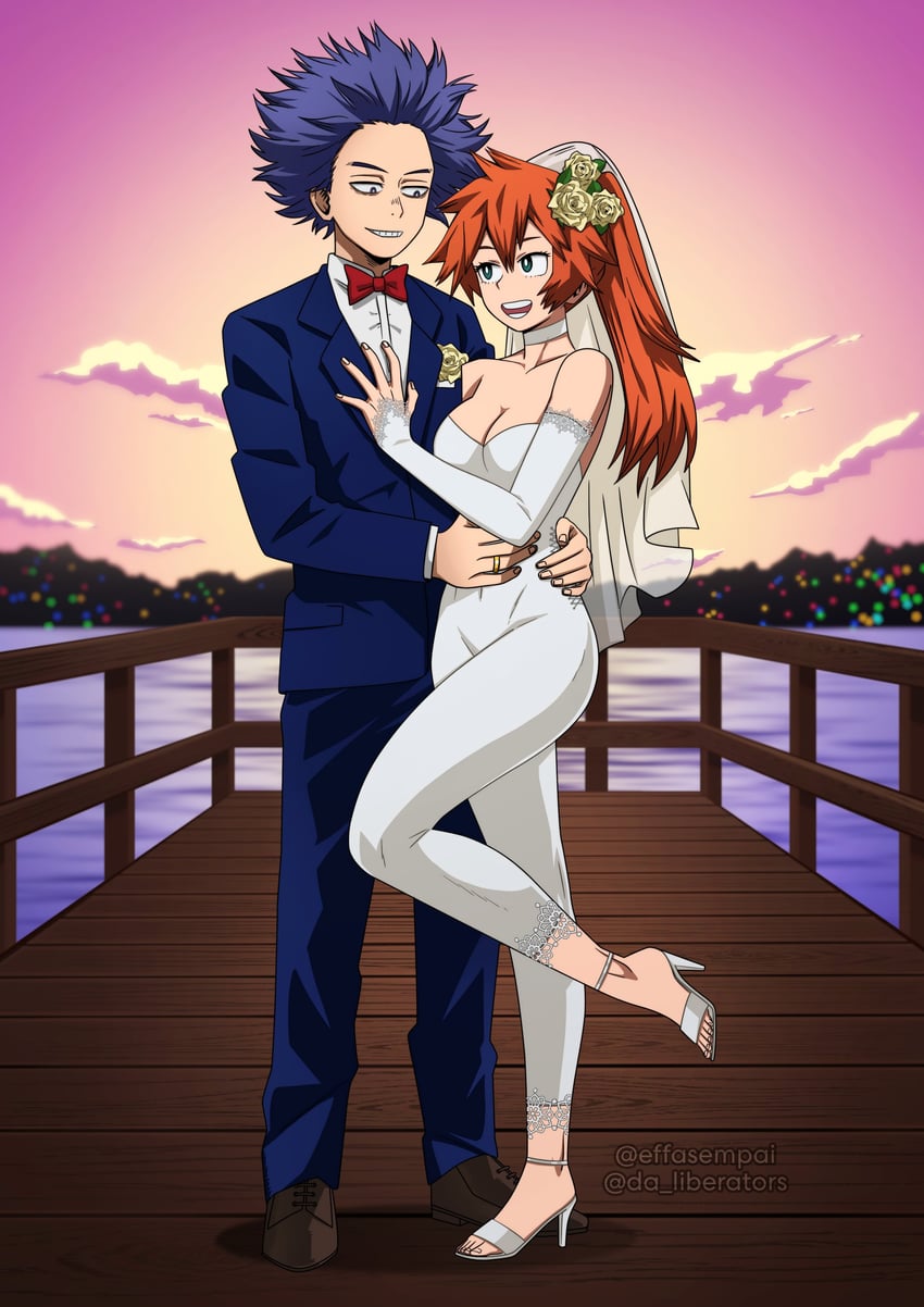 shinso hitoshi and kendo itsuka (boku no hero academia) drawn by effasempai