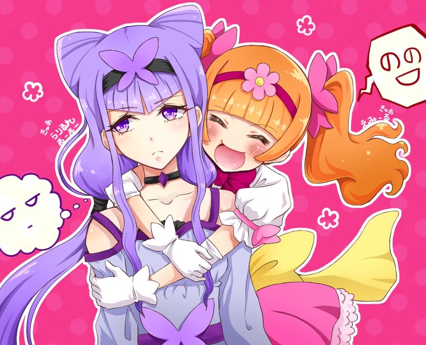 ruru amour, aisaki emiru, and nonowa (precure and 1 more) drawn by uta_(yagashiro25)