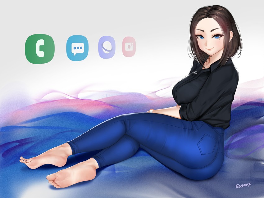 samsung sam (samsung) drawn by easonx