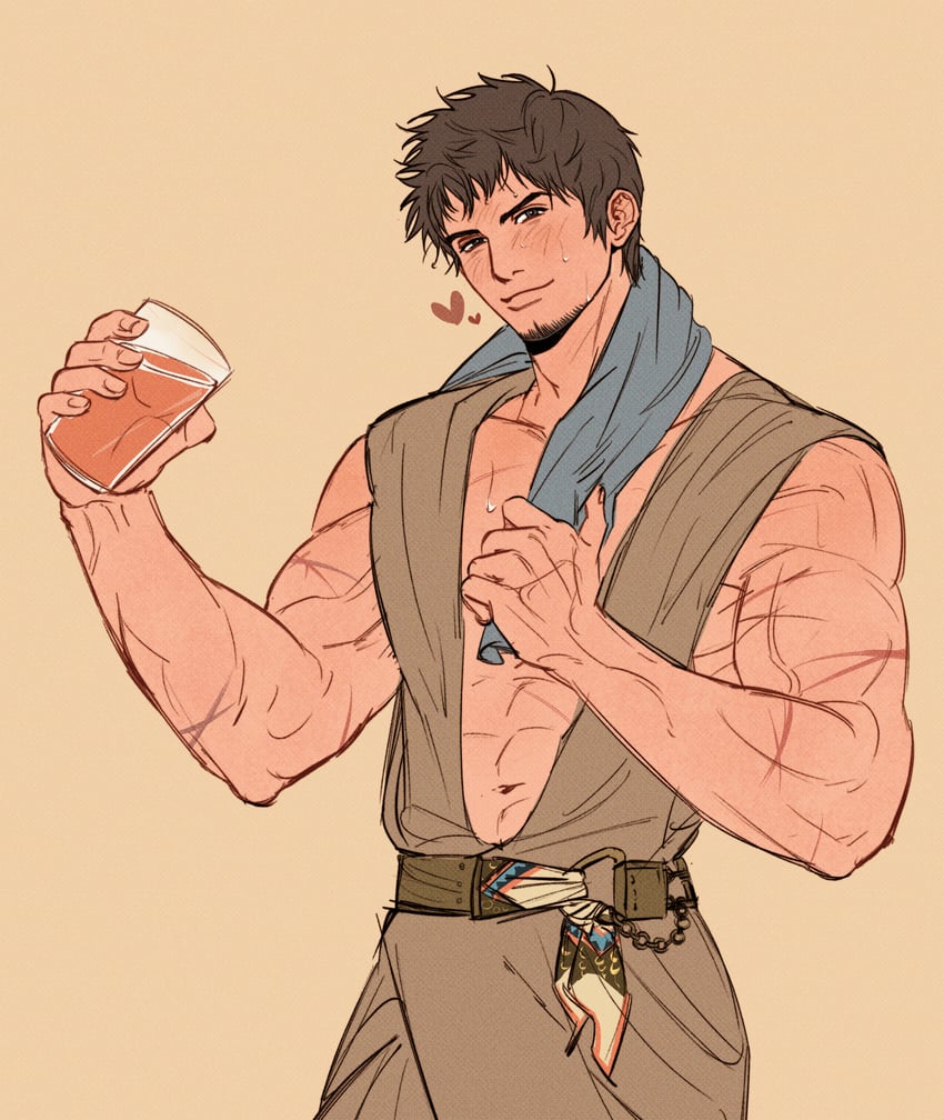 ardbert hylfyst (final fantasy and 1 more) drawn by doong_24