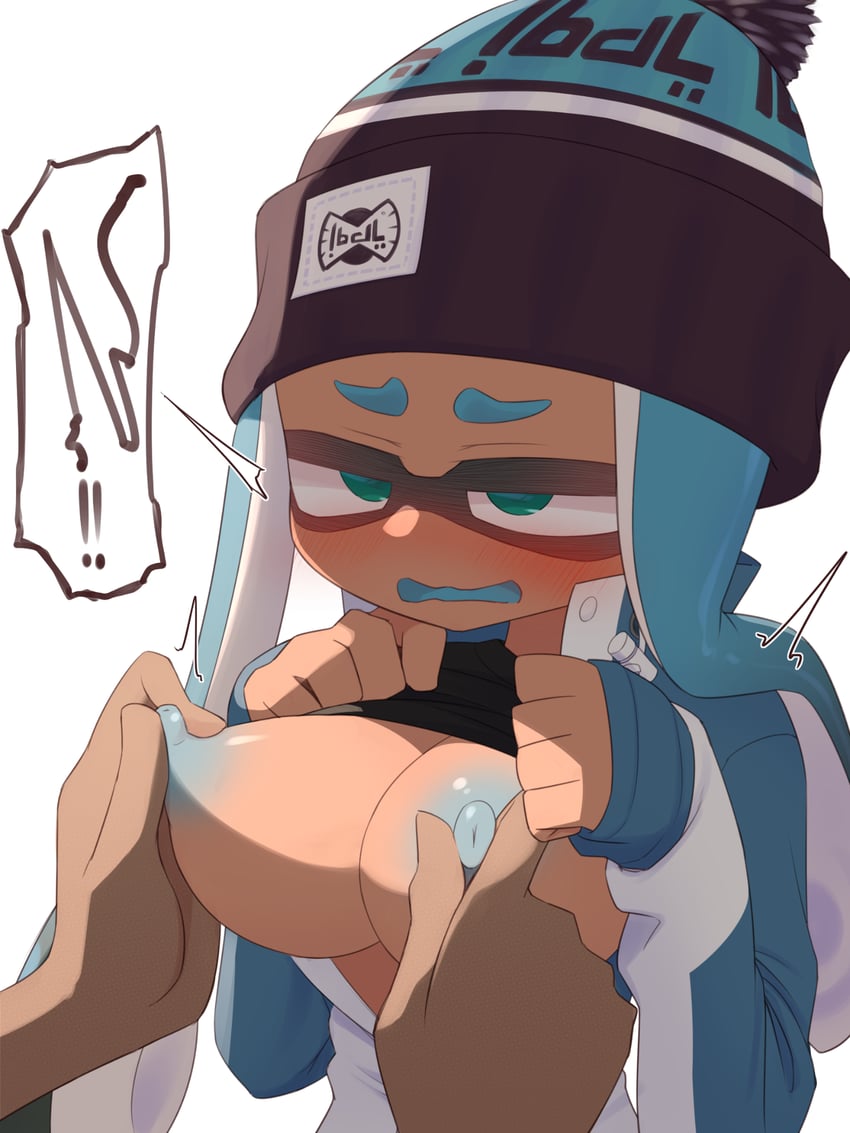 inkling player character and inkling girl (splatoon) drawn by organ_rn