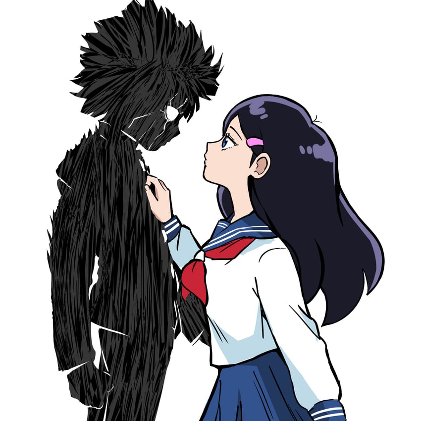 kageyama shigeo and takane tsubomi (mob psycho 100) drawn by shizuka_(tohrkgk)