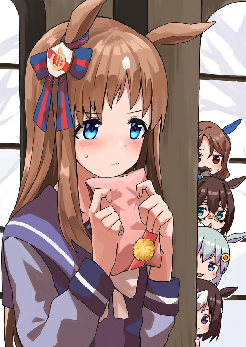 special week, king halo, seiun sky, grass wonder, and el condor pasa (umamusume) drawn by hitode_(ziburi)