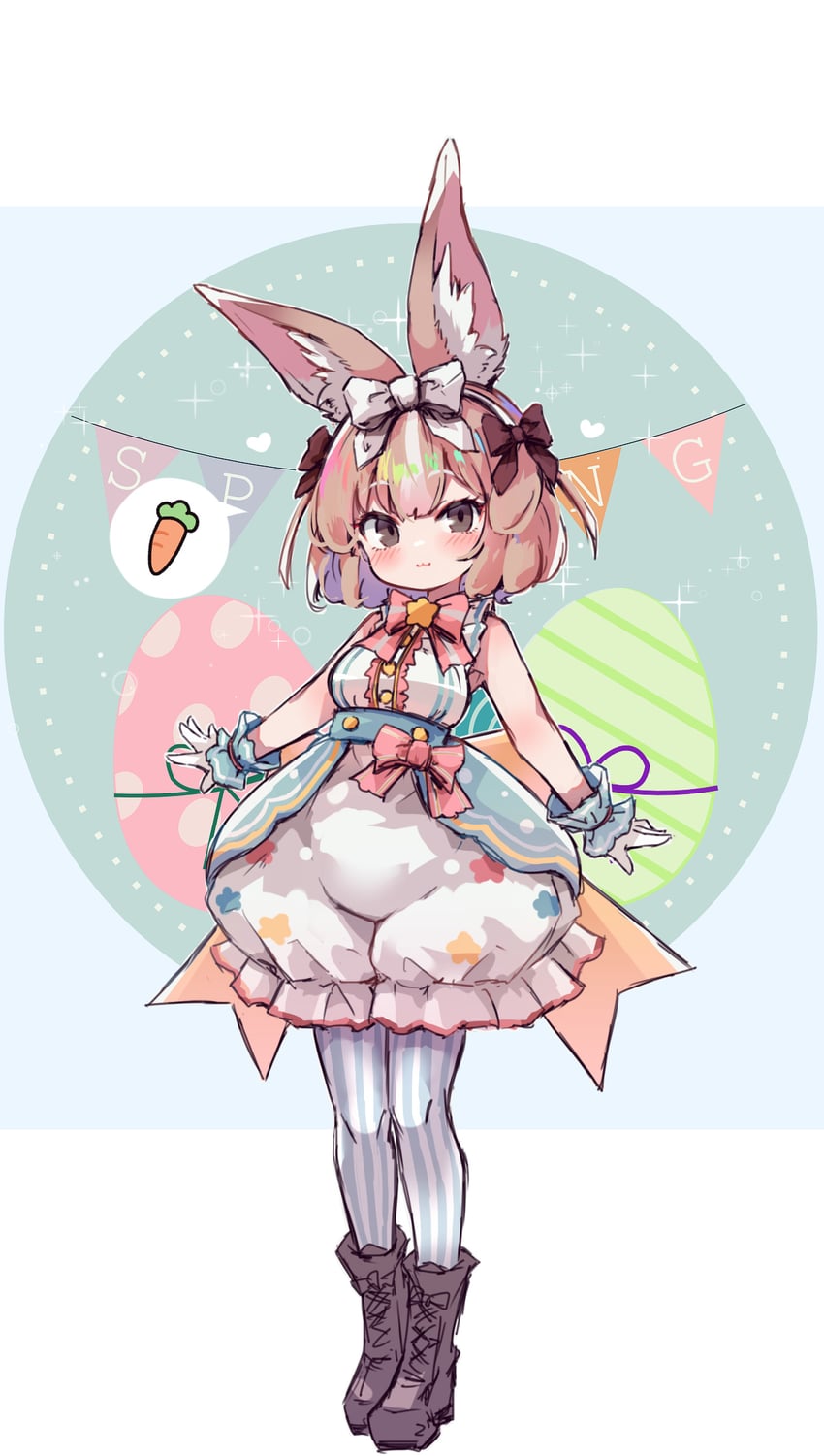 domestic rabbit (kemono friends and 1 more) drawn by kolshica