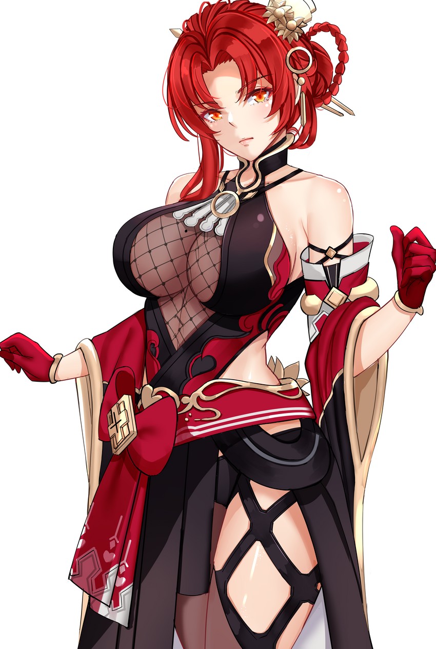 murata himeko (honkai and 1 more) drawn by noise_paper