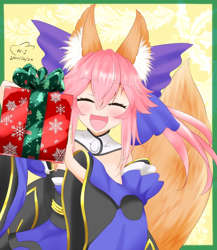 tamamo and tamamo no mae (fate and 2 more) drawn by winsankemonodou